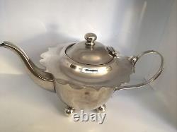 Cased Batchelor Teapot Set For One 3 piece Silver c1920s Sugar Bowl Creamer Jug