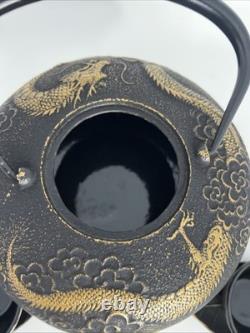 Cast Iron Japanese Dragon FULL Tea Set Made in Japan Excellent Quality! Teavana