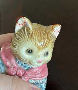Cat Otagiri Mrs. Whiskers Set With Teapot, Creamer Jug, Sugar Pot, Napkin Holder