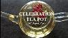 Celebration Teapot For Blooming Tea Loose Leaf Tea Teabloom