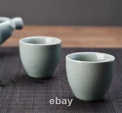 Ceramic Semi-automatic Tea Set 6 Tea Cups And 1 Tea Pot Most Creative Drinkware
