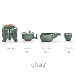 Ceramic Semi-automatic Tea Set 6 Tea Cups And 1 Tea Pot Most Creative Drinkware