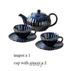 Ceramic Teapot Coffee Set Cup Saucer Flower Tea Porcelain Drinking Ware Pots New