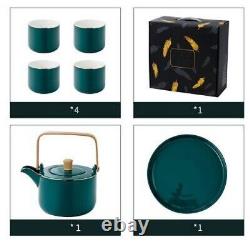 Ceramic Teapot Sets Porcelain Handgrip Drinkware Table Tea Pot Mugs Modern Wares