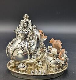 Charming Tails My Desire For You Will Never Tarnish #89/259 Mice & Tea Pot Set