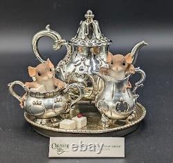 Charming Tails My Desire For You Will Never Tarnish #89/259 Mice & Tea Pot Set
