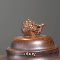 China Yixing Zisha Teapot 380cc Square Pot High-end Tea Set