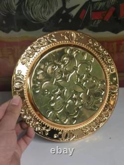 Chinese Antique Shell Porcelain Gold Plated Tea Pot, Cup, and Plate Set