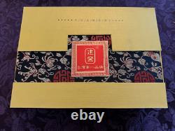 Chinese Gilded Dragon Tea Set 14 Pieces in Beautiful Presentation Box 2 Tea Pots