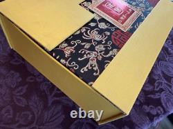 Chinese Gilded Dragon Tea Set 14 Pieces in Beautiful Presentation Box 2 Tea Pots