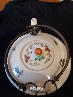 Chinese Porcelain Tea Pot Family 7 W