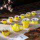 Chinese Tea Set Porcelain Tea Pot Floral Print Gaiwan Cup Pitcher Strainer New