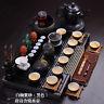 Chinese Kung Fu Tea Set Complete Yixing Tea Pot Cup Wood Table Electrical Kettle