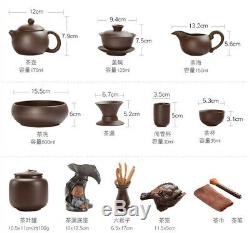 Chinese kungfu tea set yixing zisha guaranteed quality tea pot gaiwan tea cups