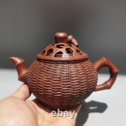 Chinese yixing purple clay teapot tea set clay pot zisha traditional kung art
