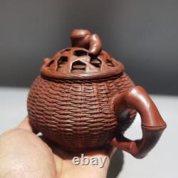 Chinese yixing purple clay teapot tea set clay pot zisha traditional kung art