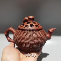 Chinese yixing purple clay teapot tea set clay pot zisha traditional kung art