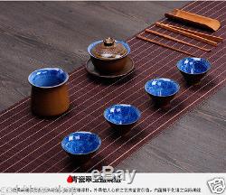 Chinese zisha tea set tea pot tea cups tea tray