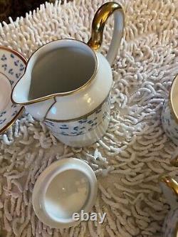 Christian Dior Fine China Retired Les Petites Fleurs Teapot WithTeacups &Saucers