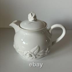 Christian Dior French Country Rose Osyter White Teapot Tea Pot