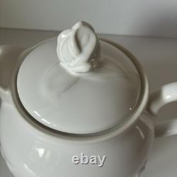 Christian Dior French Country Rose Osyter White Teapot Tea Pot