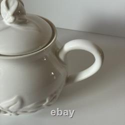 Christian Dior French Country Rose Osyter White Teapot Tea Pot