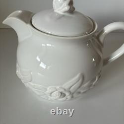 Christian Dior French Country Rose Osyter White Teapot Tea Pot