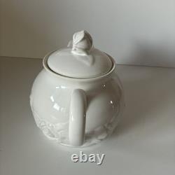Christian Dior French Country Rose Osyter White Teapot Tea Pot
