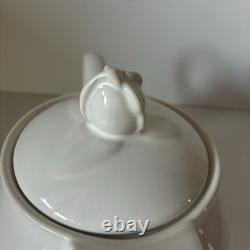 Christian Dior French Country Rose Osyter White Teapot Tea Pot