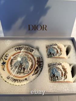 Christian Dior Porcelain Tea, Coffee Set La Temperance Tarot, set for 2