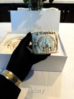 Christian Dior Porcelain Tea, Coffee Set La Temperance Tarot, set for 2