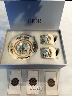 Christian Dior Porcelain Tea, Coffee Set La Temperance Tarot, set for 2
