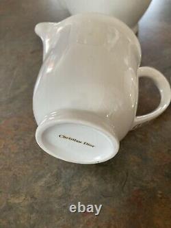 Christian Dior Tea Coffee Pot Sugar & Creamer Set