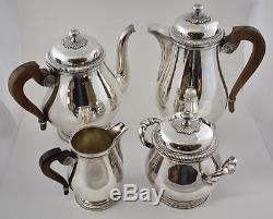 Christofle Silverplate Coffee Pot / Tea Set Gallia Circa 1940's