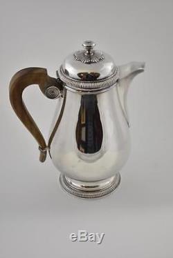 Christofle Silverplate Coffee Pot / Tea Set Gallia Circa 1940's