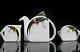 Clarice Cliff Gotham Stunning Wow! Design 3-piece Tea Set Unreserved Auction