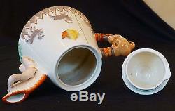 Clarice Cliff Teepee Teapot Great Condition