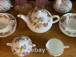 Coalport Rosalinda Tea Set For 6 People