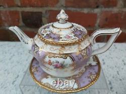 Coalport batwing Lilac tea set small teapot