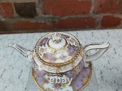 Coalport batwing Lilac tea set small teapot