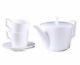 Coffee Cup Embossed Teapot English Hotel Club Home Leisure Black Tea Set Saucer