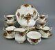 Complete Royal Albert Old Country Roses Tea Set Service. Teapot Cups Plates. Vtg