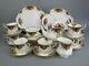 Complete Royal Albert Old Country Roses Tea Set Service. Teapot Cups Plates Etc