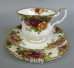 Complete Royal Albert Old Country Roses Tea Set Service. Teapot Cups Plates etc