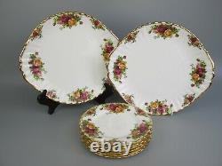 Complete Royal Albert Old Country Roses Tea Set Service. Teapot Cups Plates etc