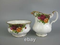 Complete Royal Albert Old Country Roses Tea Set Service. Teapot Cups Plates etc