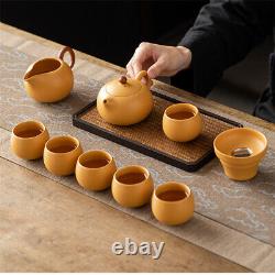 Complete Tea Set Handmade Real Yixing Zisha Clay Tea Pot Cup Tea Filter Fair Cup