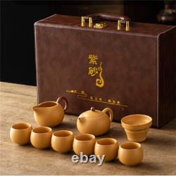 Complete Tea Set Handmade Real Yixing Zisha Clay Tea Pot Cup Tea Filter Fair Cup