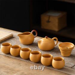 Complete Tea Set Handmade Real Yixing Zisha Clay Tea Pot Cup Tea Filter Fair Cup