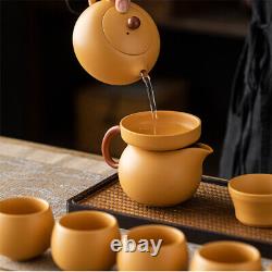 Complete Tea Set Handmade Real Yixing Zisha Clay Tea Pot Cup Tea Filter Fair Cup
